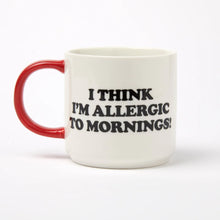 Load image into Gallery viewer, Peanuts Snoopy Allergic to Mornings Mug
