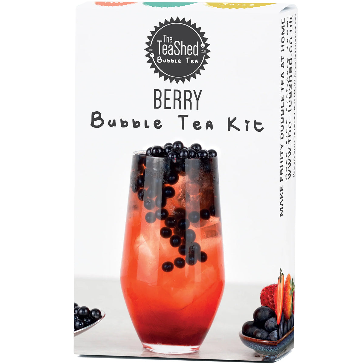 Bubble Tea Kit - Contains Popping Boba, Syrup, Tea & Straw - Makes 1 d ...