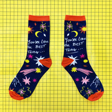 Load image into Gallery viewer, Small Talk 'You're The Best Thing' Socks
