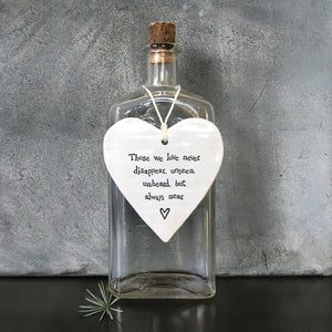 4212 Porcelain Round Heart - Those We Love
