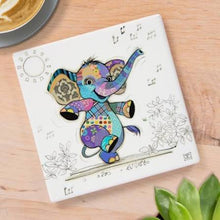 Load image into Gallery viewer, Bug Art Elly Elephant Coaster
