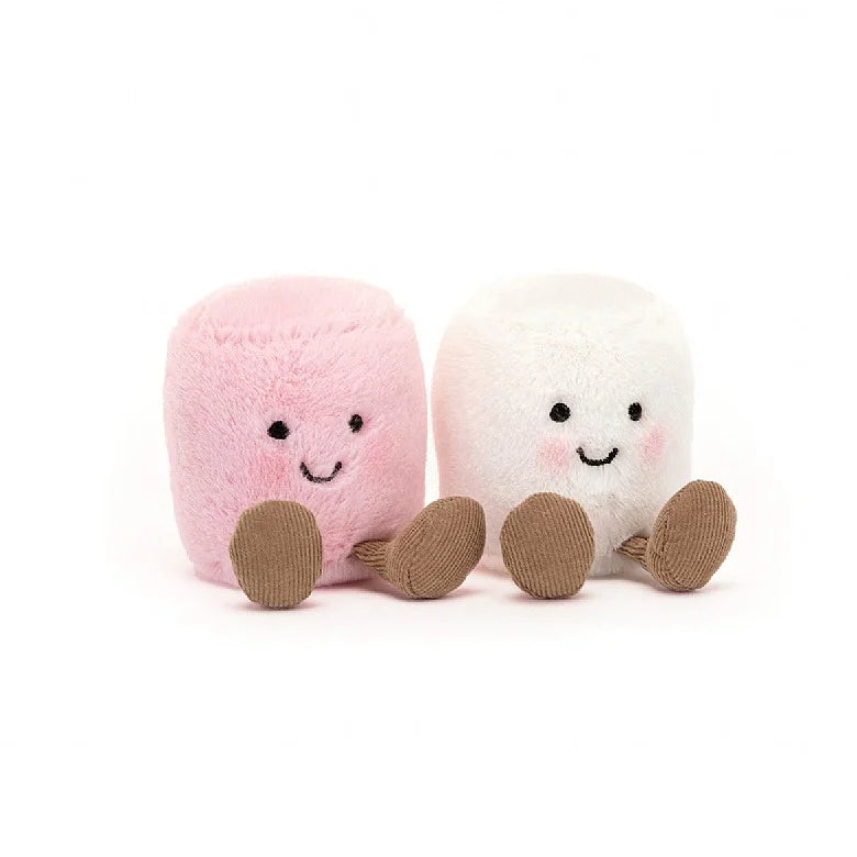 Jellycat pink & white marshmallows