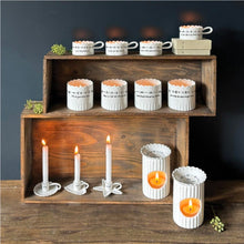 Load image into Gallery viewer, 5720 Handled Scallop Tea Light Holder - In loving memory
