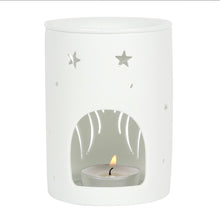 Load image into Gallery viewer, White Angel Wings Cut Out Oil Burner
