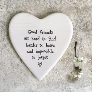 89 Porcelain Coaster - Good Friends
