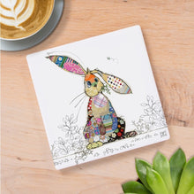 Load image into Gallery viewer, Bug Art Binky Bunny Coaster
