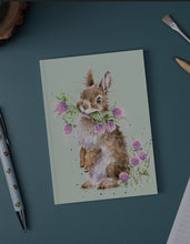 Load image into Gallery viewer, Wrendale Designs 'Head Clover Heels' Rabbit A6 Notebook
