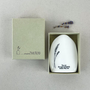 5788 Flat Vase You Are The Mum