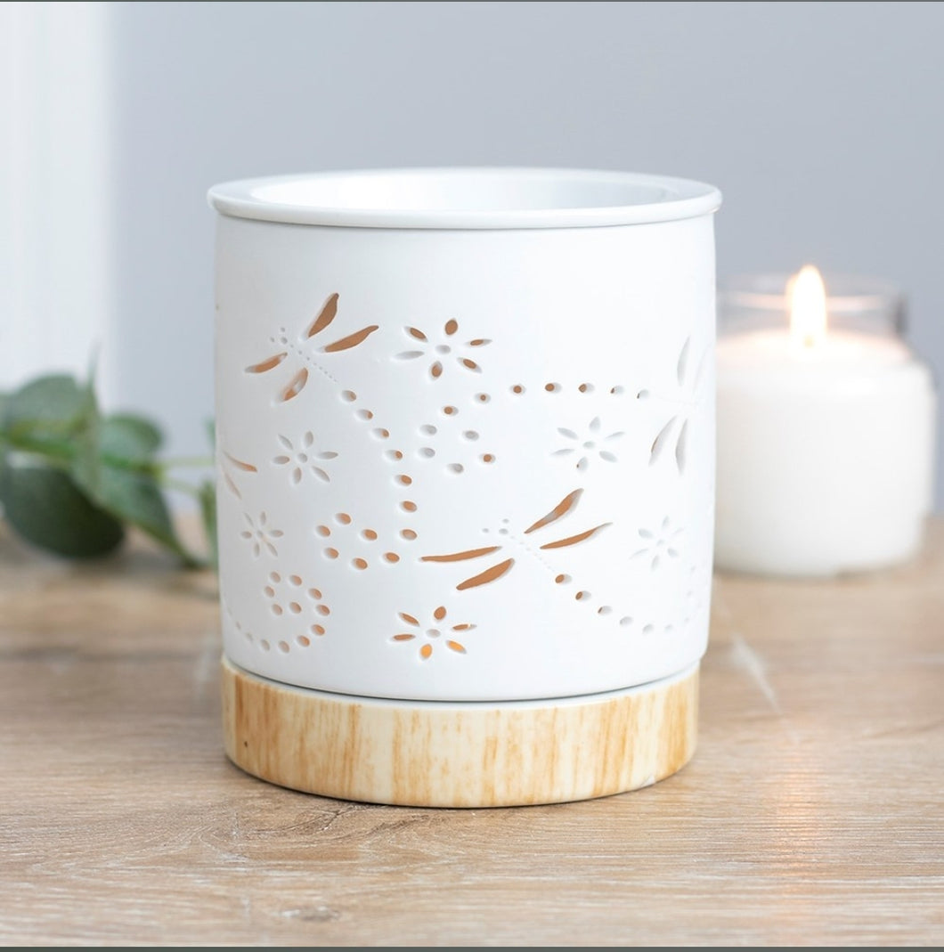 Dragonfly Matte Ceramic Oil Burner