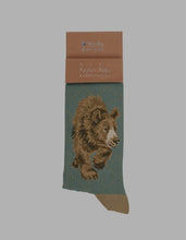 Load image into Gallery viewer, Wrendale Designs 'In My Footsteps' Bear Men's Socks

