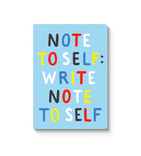 Load image into Gallery viewer, Note To Self A5 Paperback Notebook
