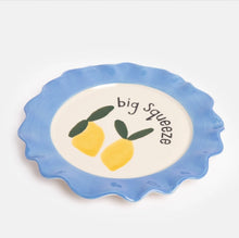 Load image into Gallery viewer, Lemons Big Squeeze Ceramic Plate
