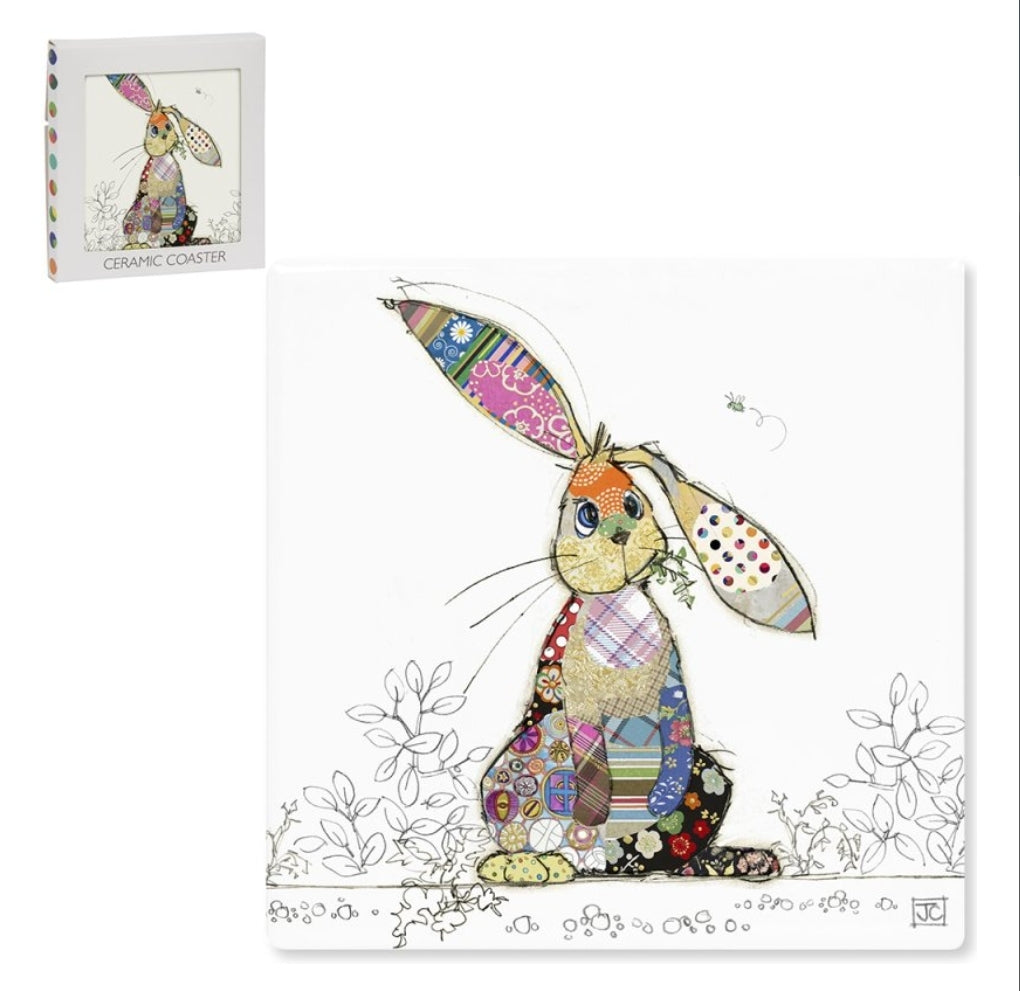 Bug Art Binky Bunny Coaster