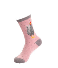 Load image into Gallery viewer, Wrendale Designs 'Curious Hen' Chicken Socks
