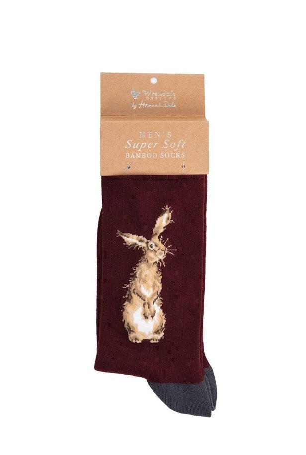 Wrendale Designs 'The Hare' Hare Men's Socks