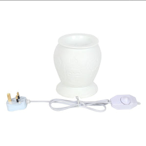 Buddha White Ceramic Electric Oil Burner