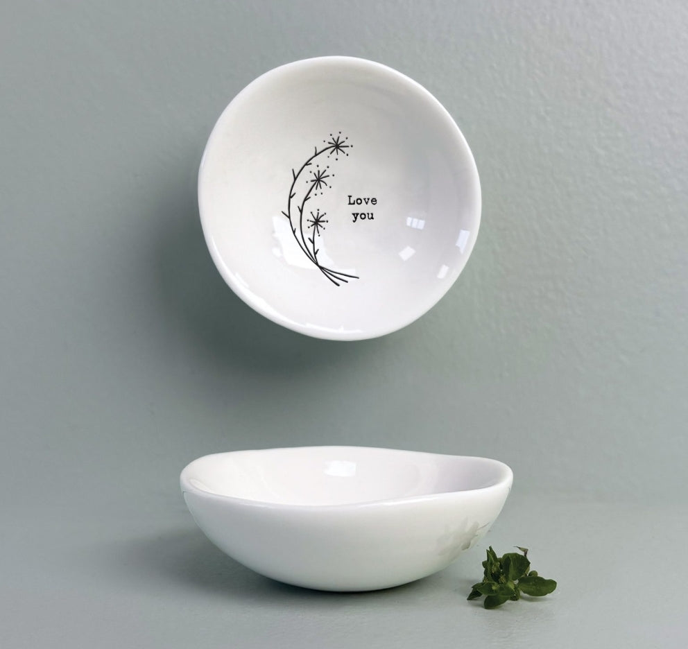 6110 Small Wobbly Bowl Love You