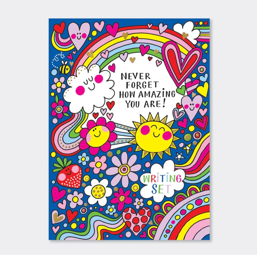 Letter Writing Set - Never Forget How Amazing You Are!