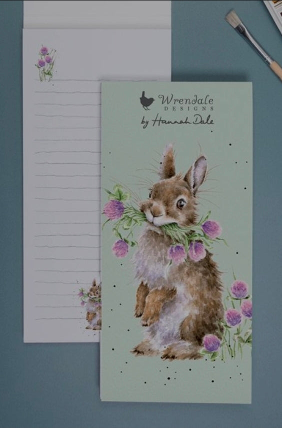 Wrendale Designs 'Head Clover Heels' Rabbit Shopping Pad – Brown Paper ...