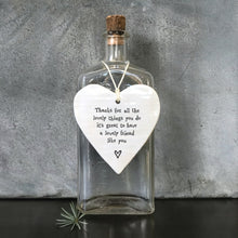 Load image into Gallery viewer, 4214 Porcelain Round Heart - Lovely Friend
