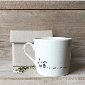 5909 A Brew Sentiment Mug