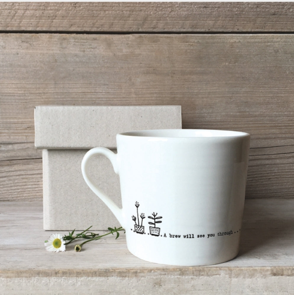 5909 A Brew Sentiment Mug