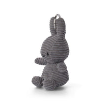 Load image into Gallery viewer, Miffy Eco Corduroy Keyring Grey
