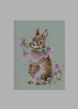 Load image into Gallery viewer, Wrendale Designs 'Head Clover Heels' Rabbit A6 Notebook
