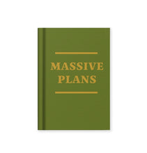 Load image into Gallery viewer, Massive Plans A7 Fabric Hardback Notebook
