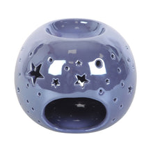 Load image into Gallery viewer, Purple Iridescent Star Oil Burner and Wax Warmer
