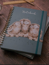 Load image into Gallery viewer, Wrendale Designs 'Owlets' Owl A4 Notebook
