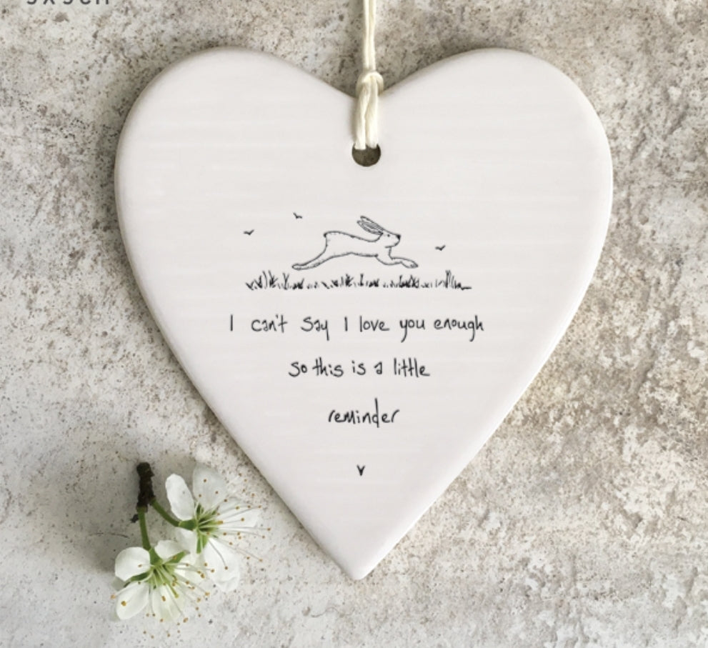 6198 Wobbly Round Heart - I Love You