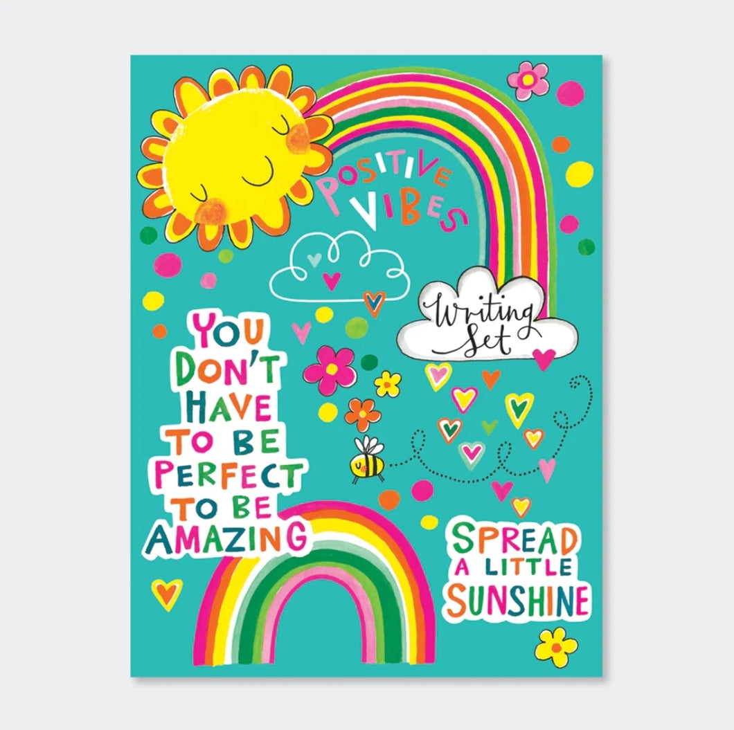 Letter Writing Set Wallet - Positive Vibes