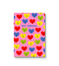 Load image into Gallery viewer, Day Dreams Hearts Paperback Notebook
