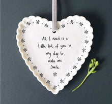 Load image into Gallery viewer, 6277 Scallop Hanging Heart - All I need
