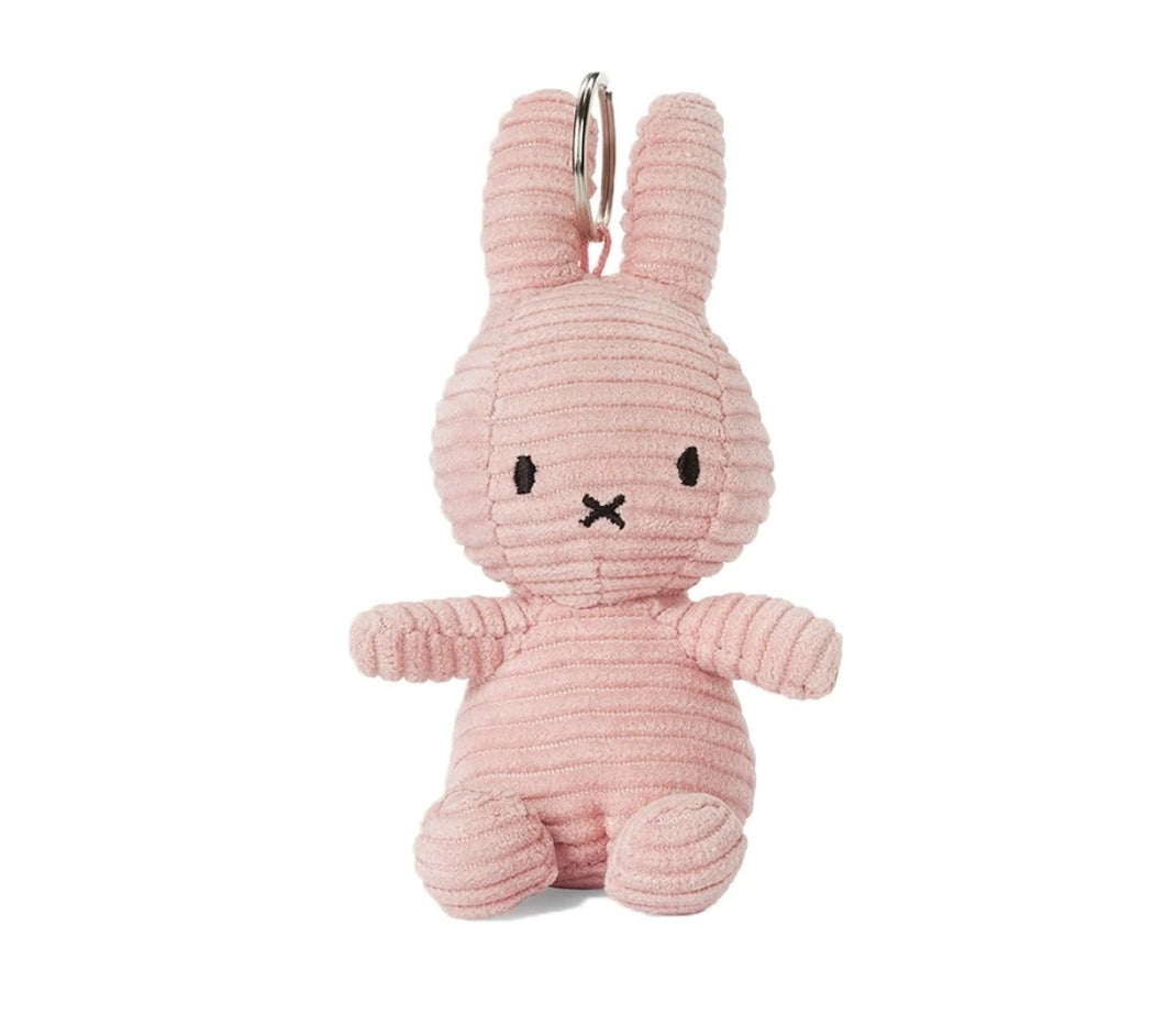 Miffy Eco Corduroy Keyring Pink