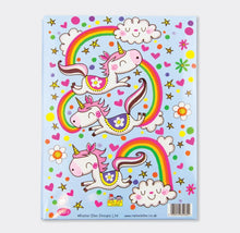 Load image into Gallery viewer, Letter Writing Set Wallet - Magical Unicorn
