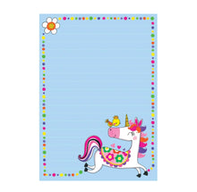 Load image into Gallery viewer, Letter Writing Set Wallet - Magical Unicorn
