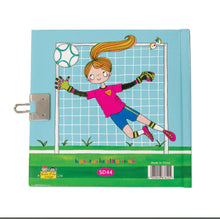 Load image into Gallery viewer, SD44 Lockable Secret Diary - Girls Football Star
