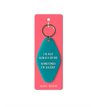 Load image into Gallery viewer, Sometimes I'm Asleep Keyring
