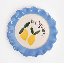 Load image into Gallery viewer, Lemons Big Squeeze Ceramic Plate
