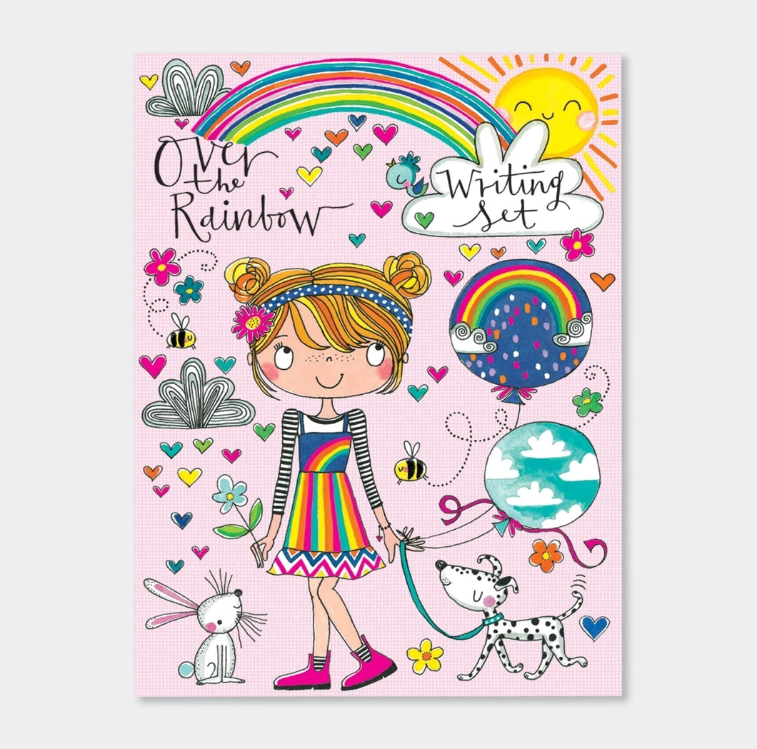 Letter Writing Set Wallet - Over The Rainbow