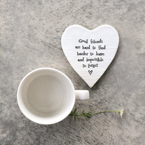89 Porcelain Coaster - Good Friends
