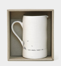 Load image into Gallery viewer, 5980 Live Simply Large Porcelain Jug
