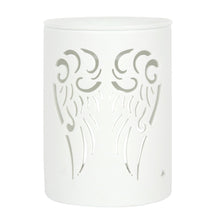 Load image into Gallery viewer, White Angel Wings Cut Out Oil Burner
