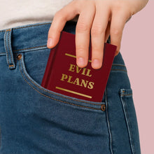 Load image into Gallery viewer, Evil Plans A7 Fabric Hardback Notebook
