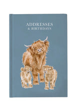 Load image into Gallery viewer, Wrendale Designs 'The Highlander' Highland Cow Address Book
