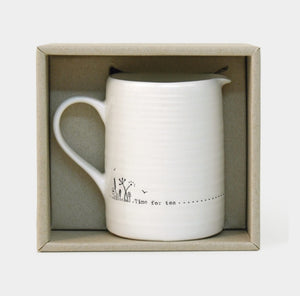 5968 Time For Tea Small Porcelain Jug