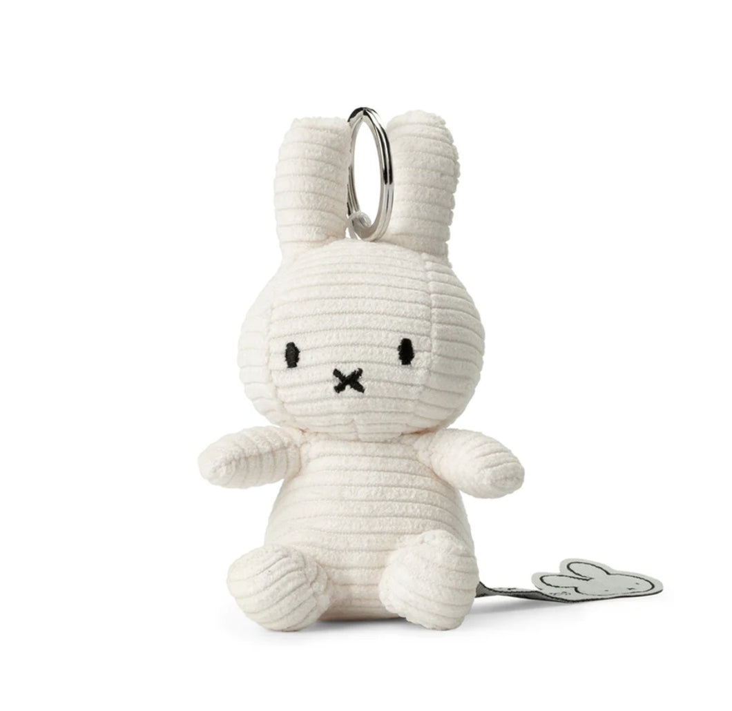 Miffy Eco Corduroy Keyring Offwhite