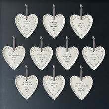 Load image into Gallery viewer, 6275 Scallop Hanging Heart - In this family
